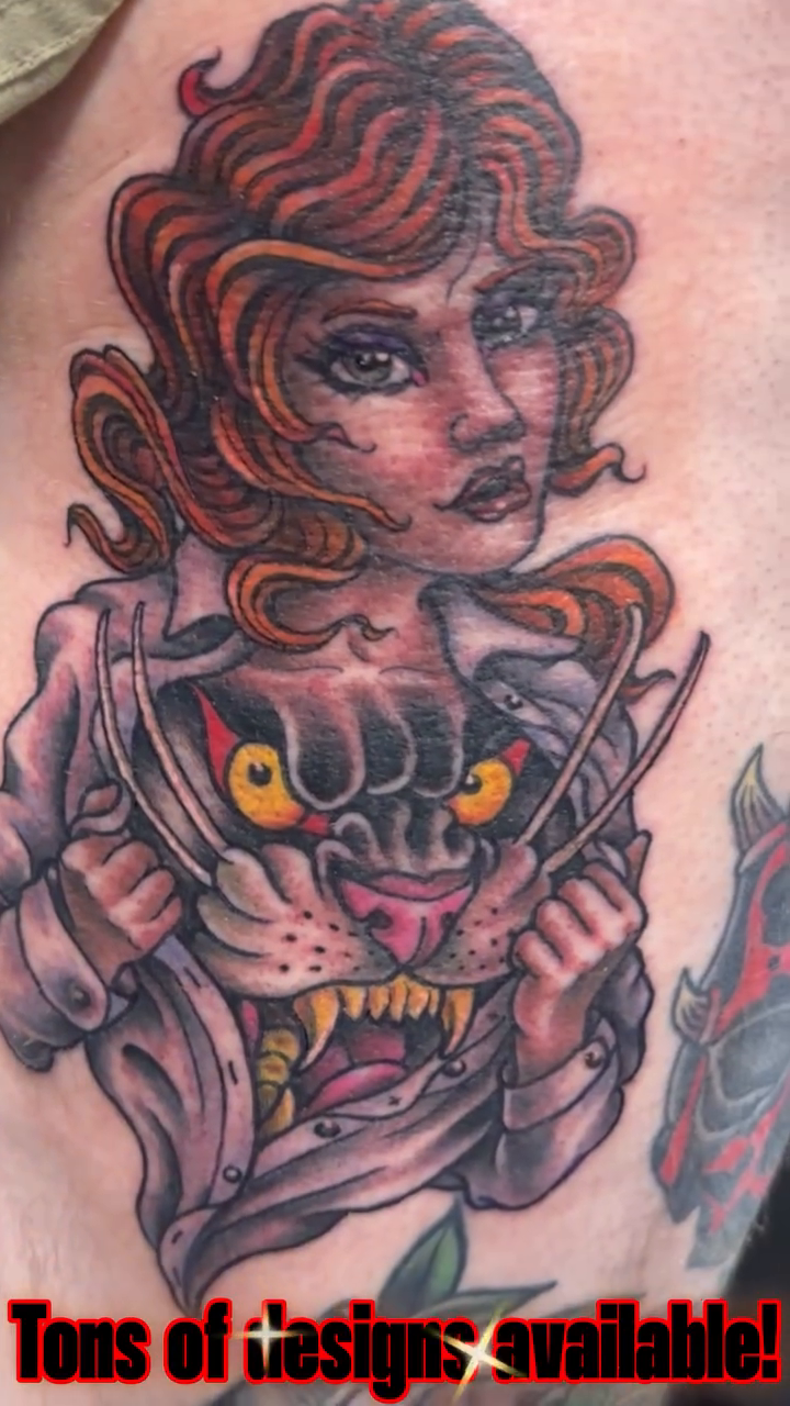 Tattoo by @strangebreu — neo_traditional, realism