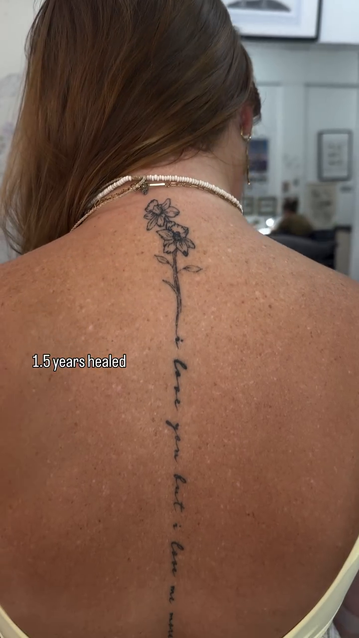 Tattoo by @jules__ink β lettering_script, fine_line