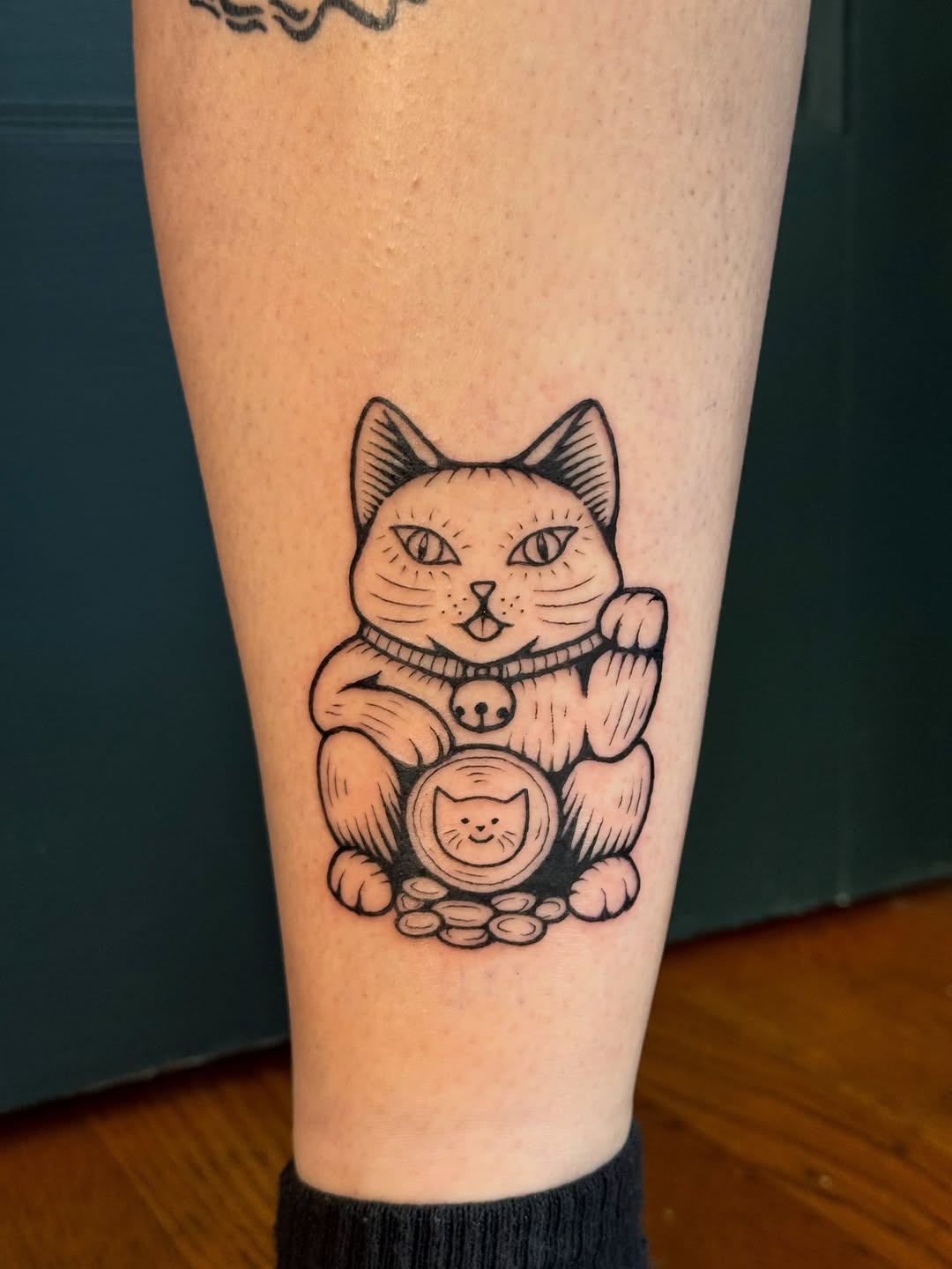 Tattoo by @pdv — blackwork, illustrative