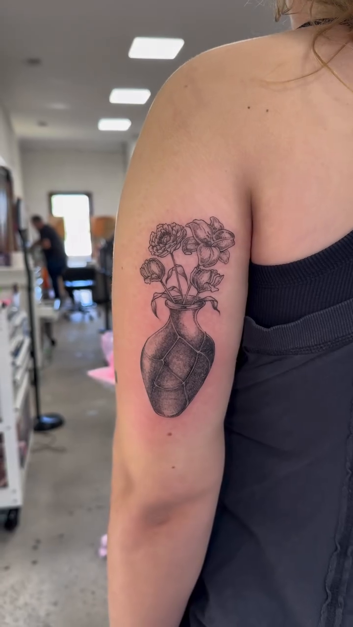 Tattoo by @erynsportfolio — black_and_grey, realism