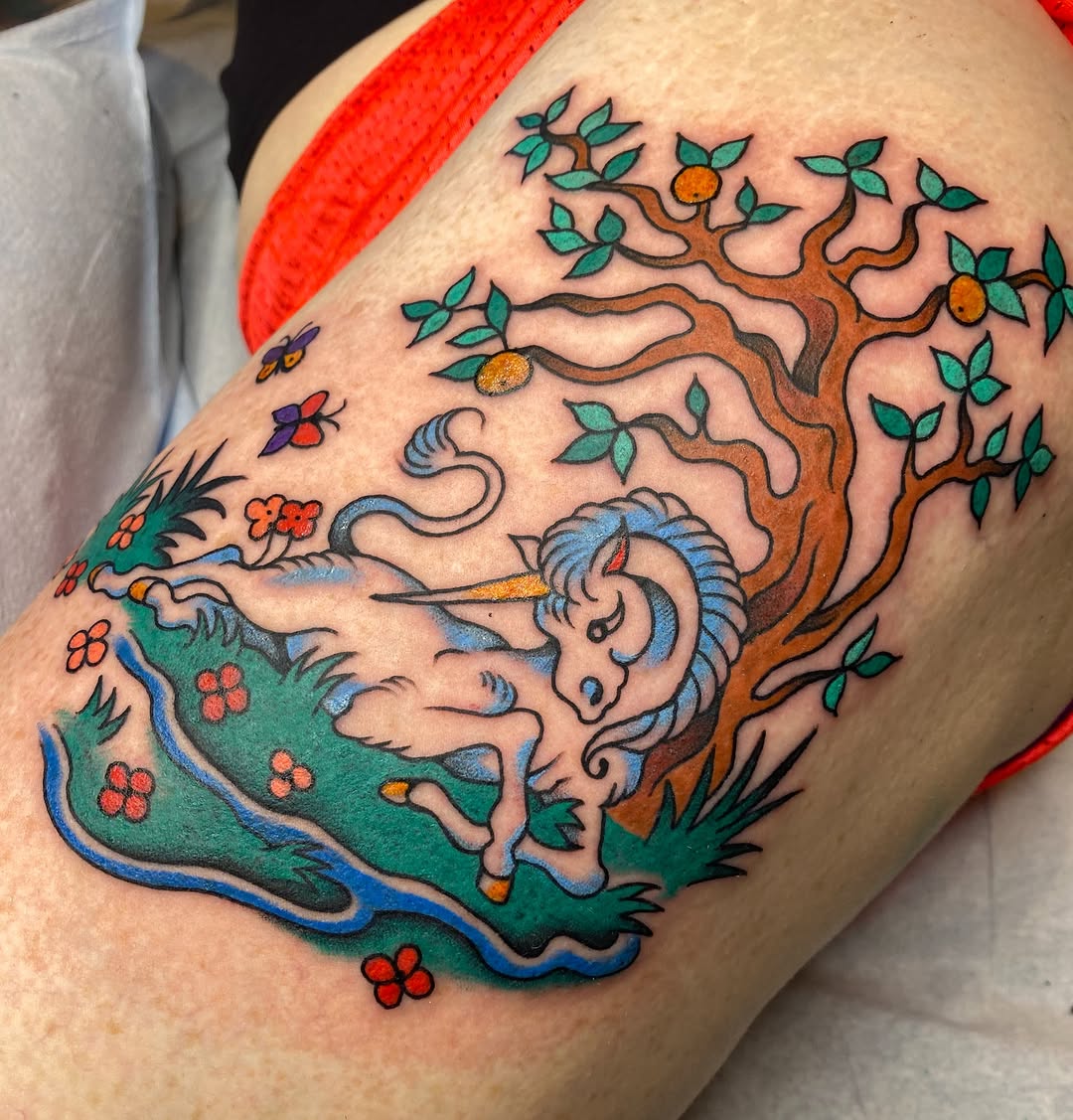 Tattoo by @lilspankee โ neo_traditional