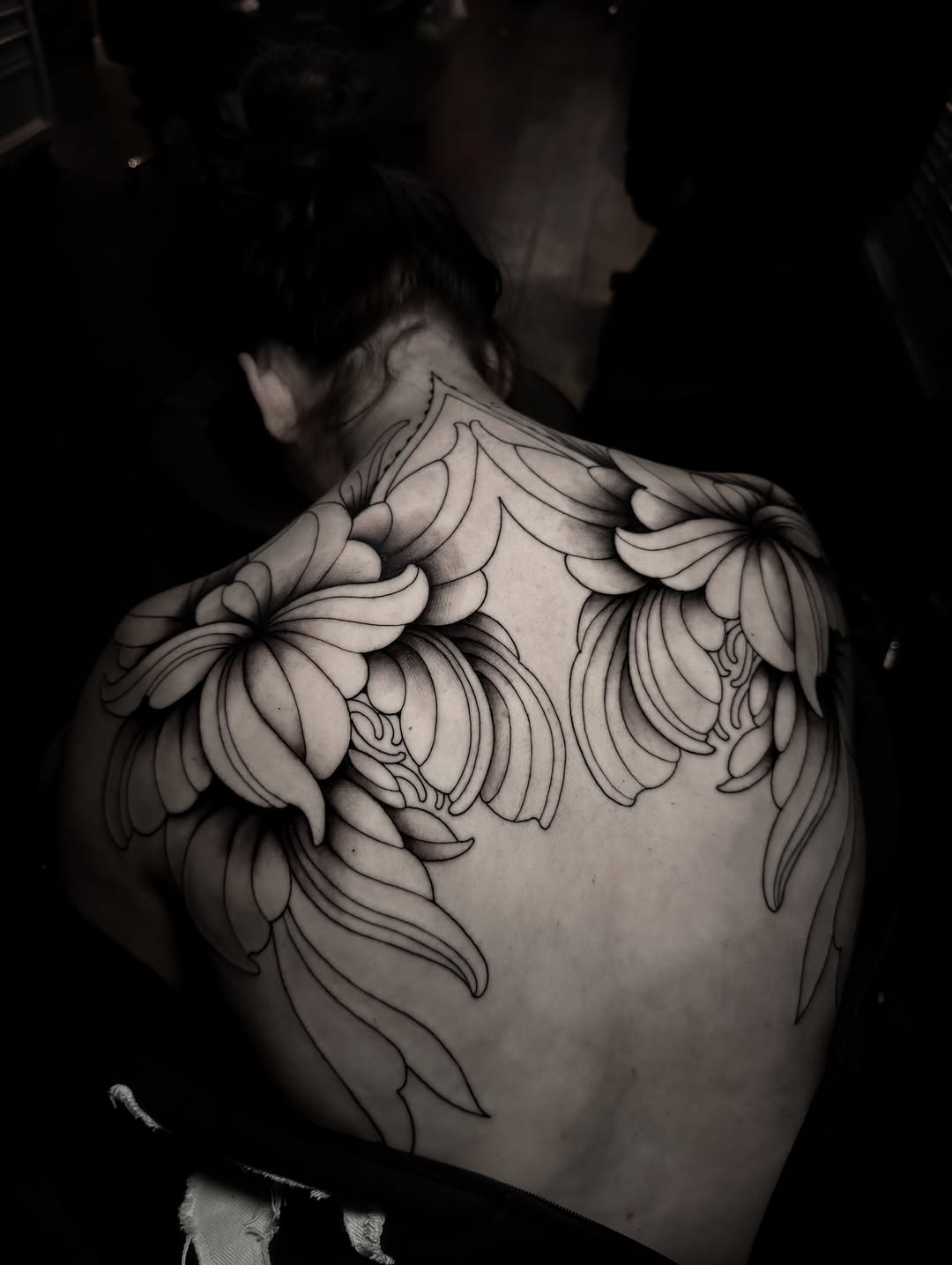 Tattoo by @tattoos_by_carrie — japanese_irezumi, black_and_grey