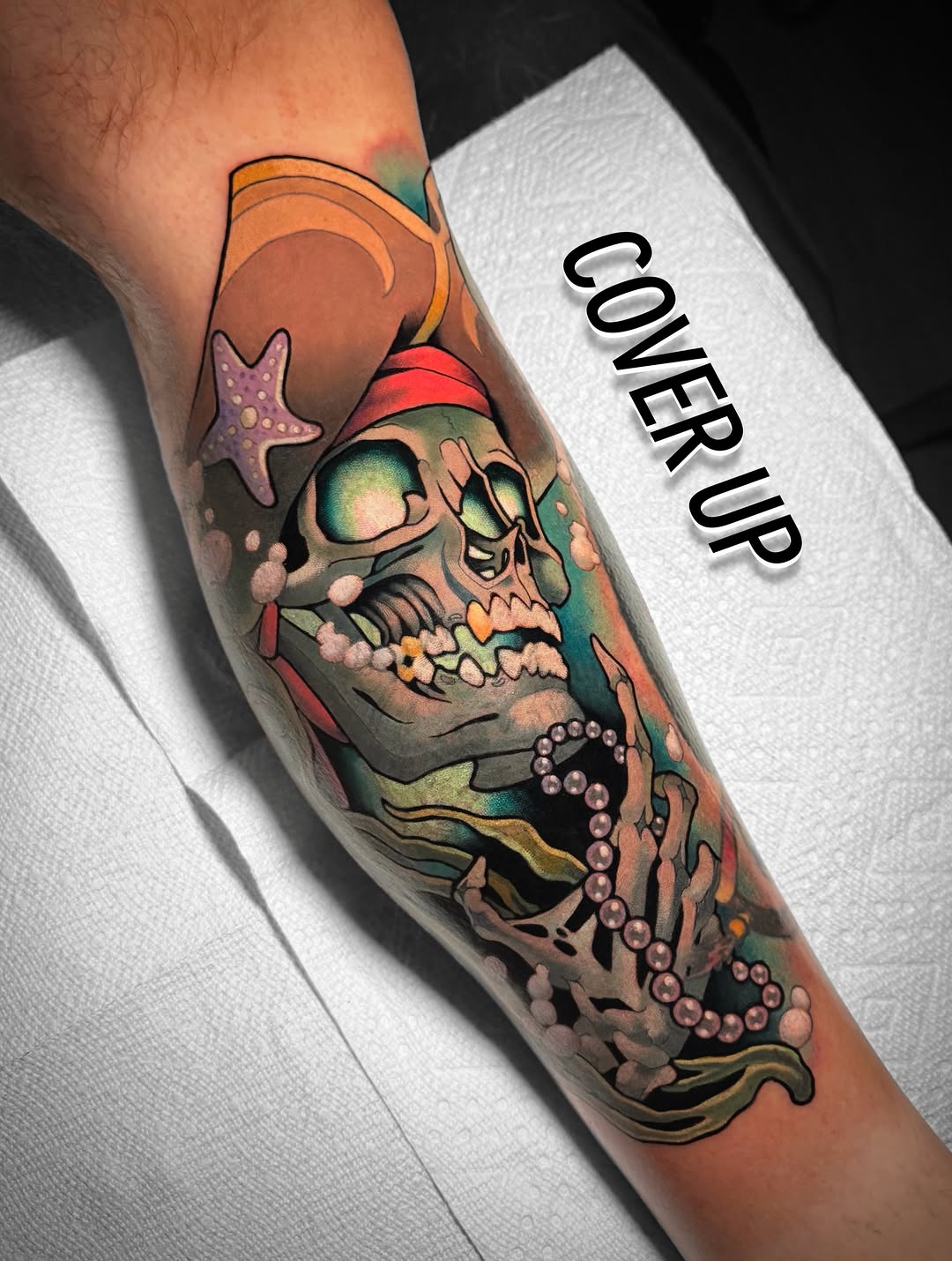 Tattoo by @fear.boner — neo_traditional, realism