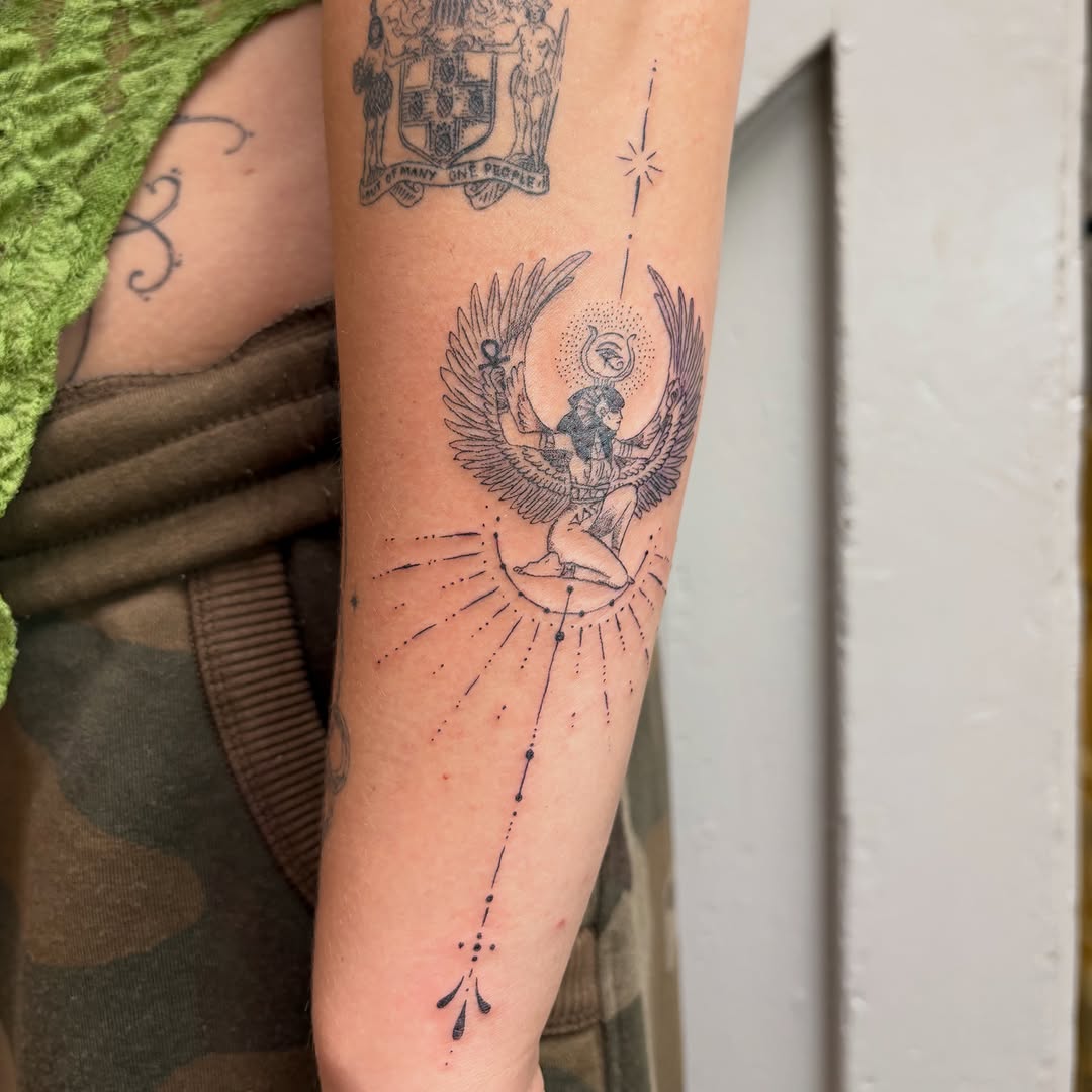 Tattoo by @cress.inc — fine_line, black_and_grey