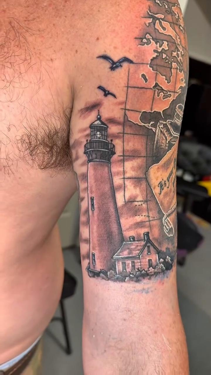 Tattoo by @lowcountryink — black_and_grey, realism