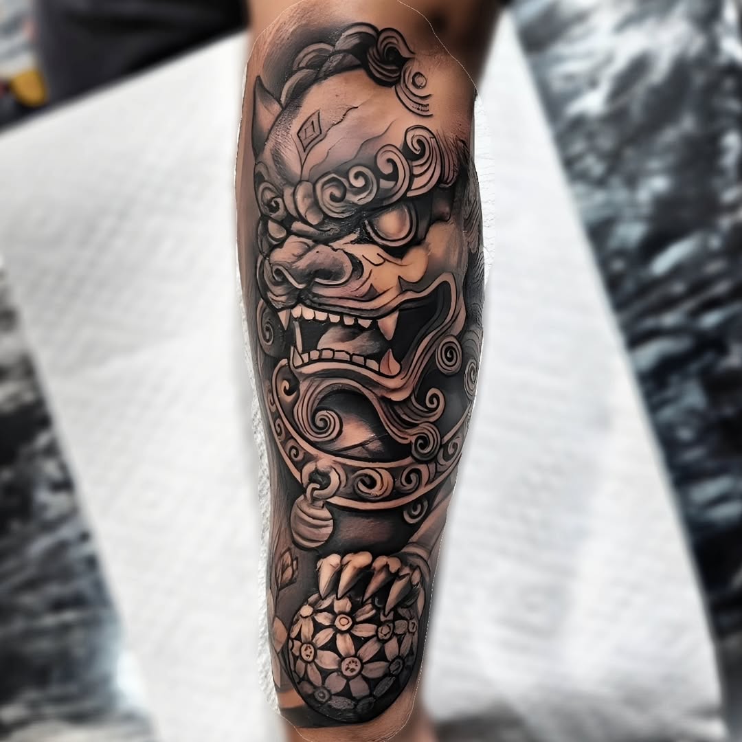 Tattoo by @eljosetattoo — japanese_irezumi, black_and_grey