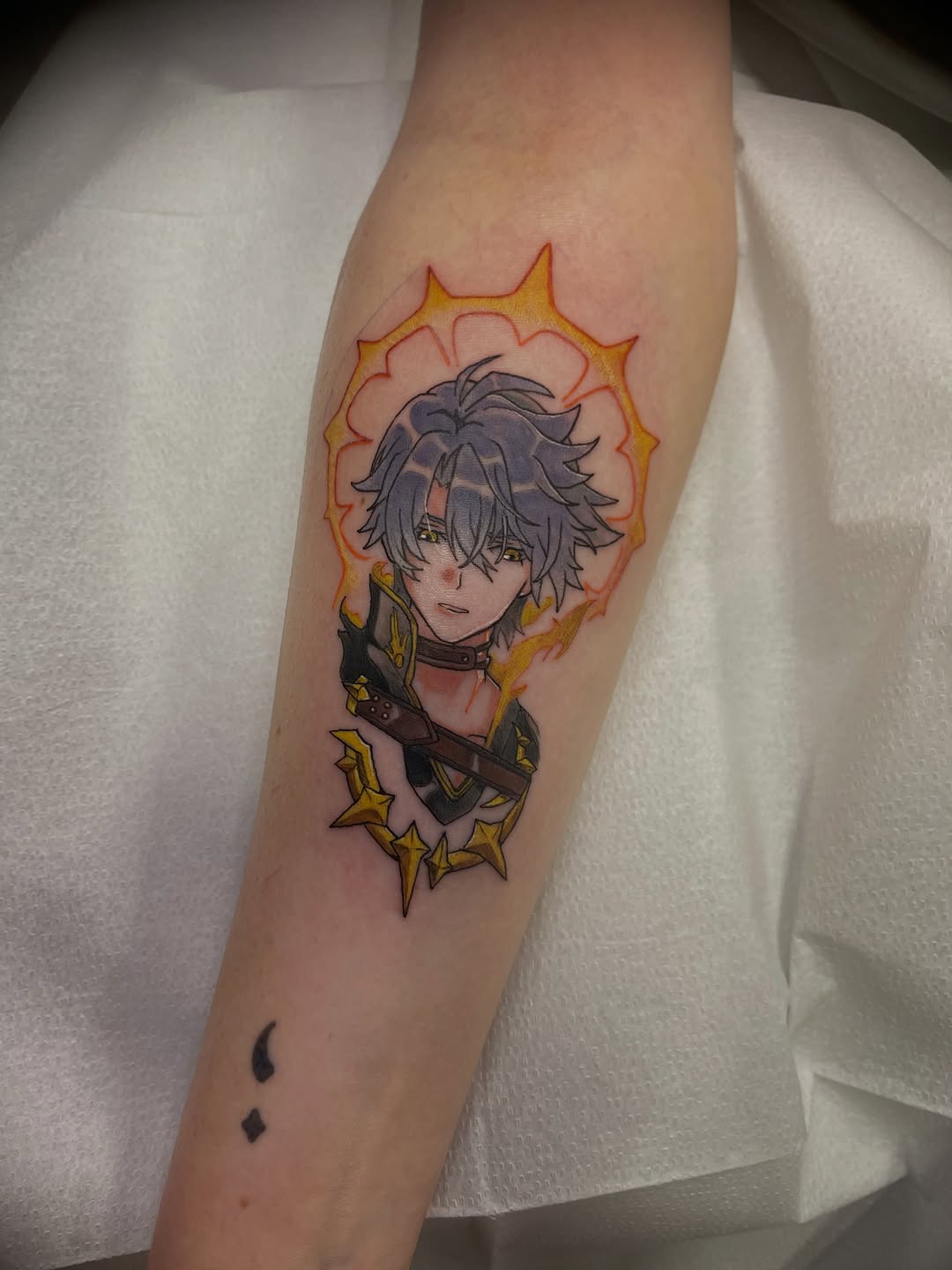 Tattoo by @jonathanharts_ — anime