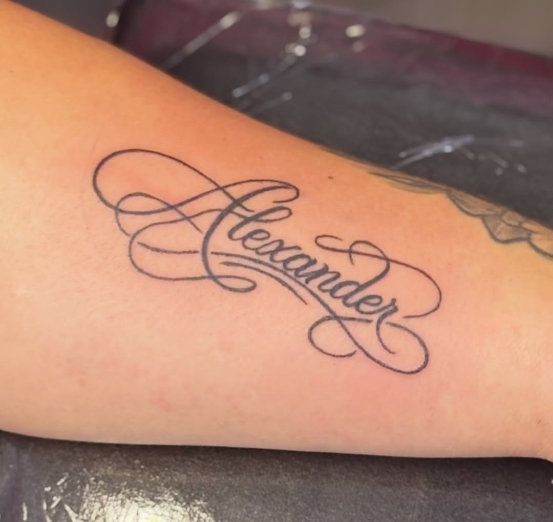 Tattoo by @theinklabartgallery — lettering_script