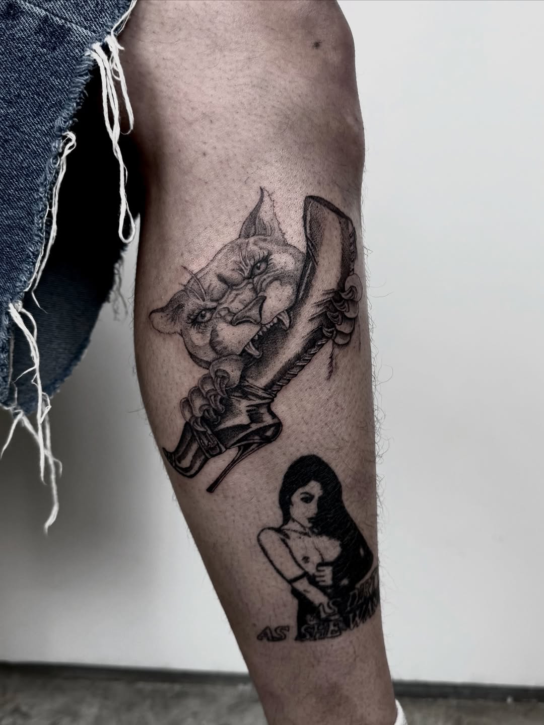 Tattoo by @chriscalibur_ — chicano, black_and_grey