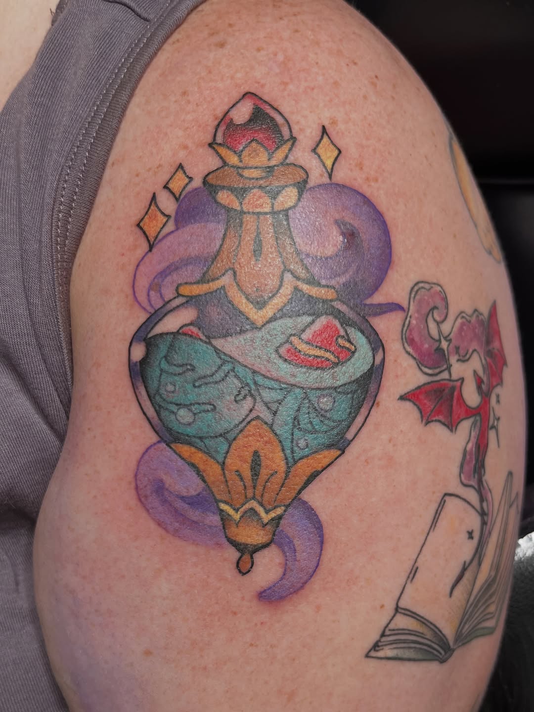 Tattoo by @leith_tattoo — new_school