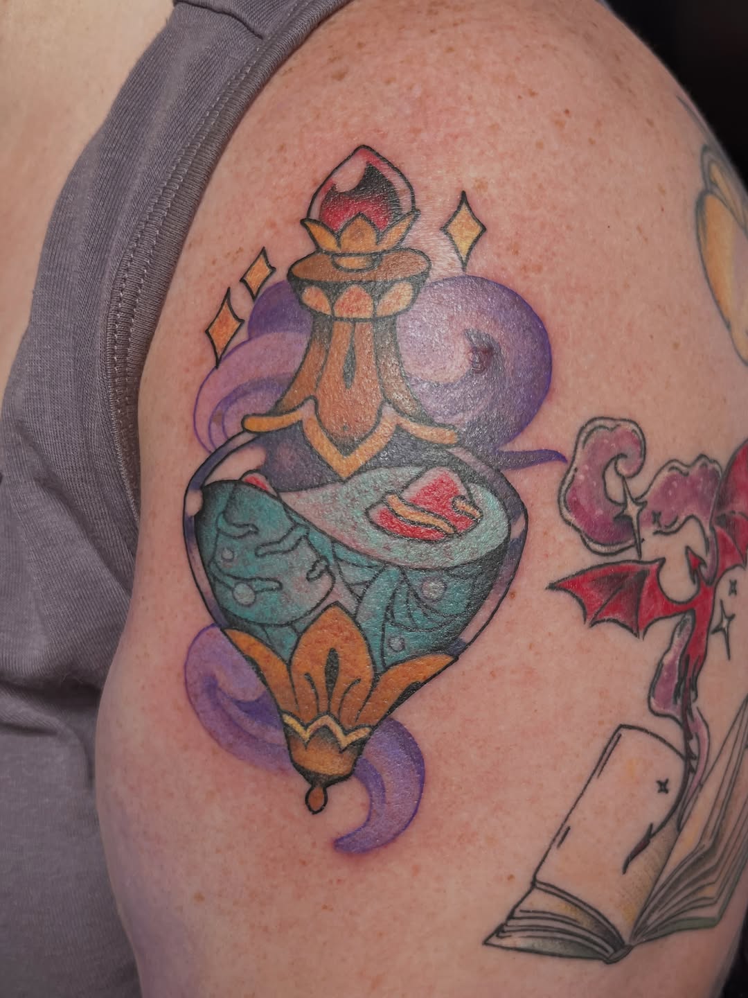 Tattoo by @leith_tattoo — new_school