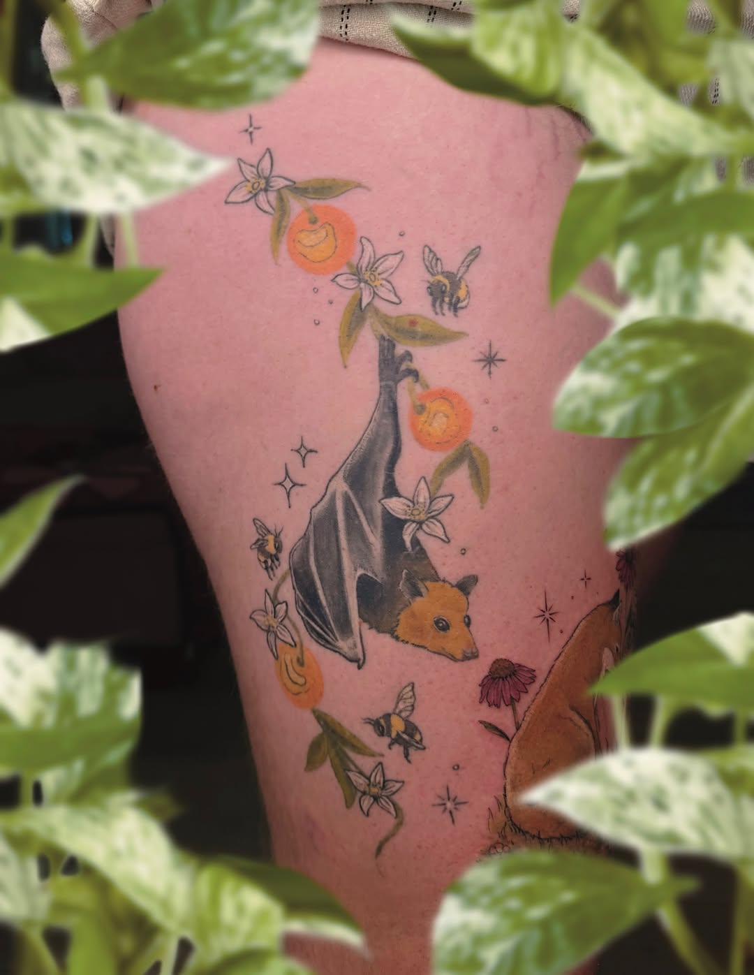 Tattoo by @femininefawntattoo — illustrative, fine_line