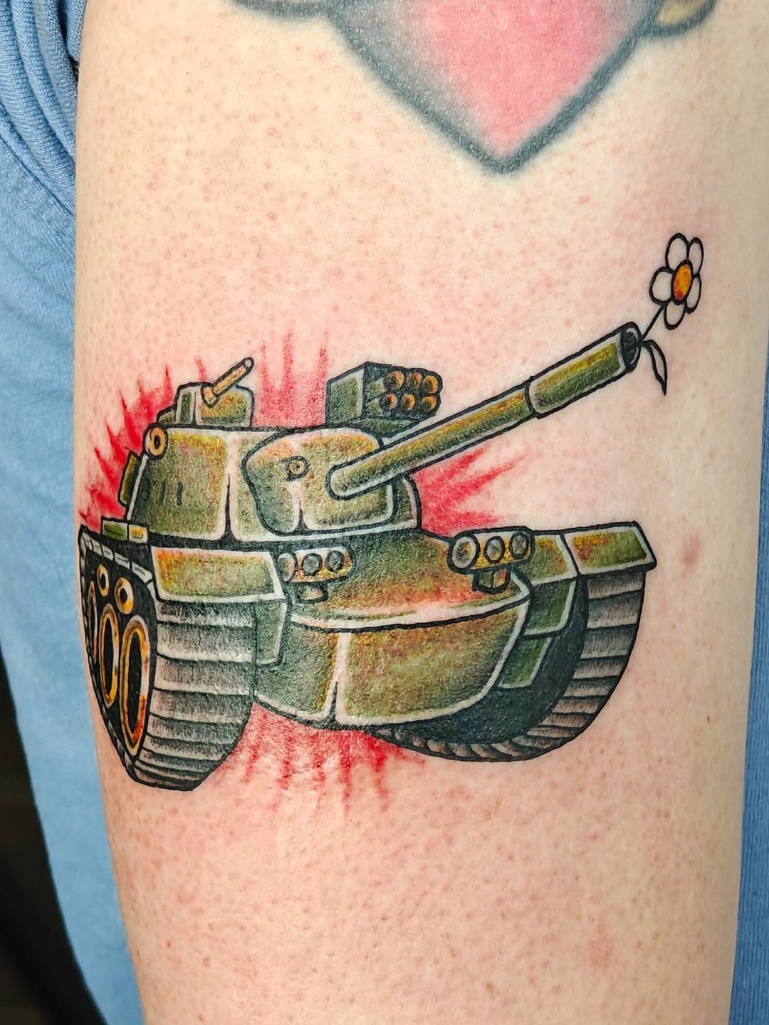 Tattoo by @reedblount — american_traditional, new_school