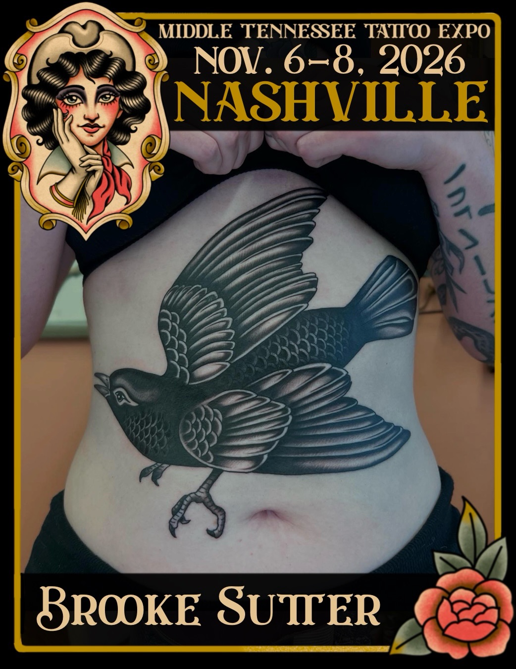 Tattoo by @brookeesutter — black_and_grey, realism