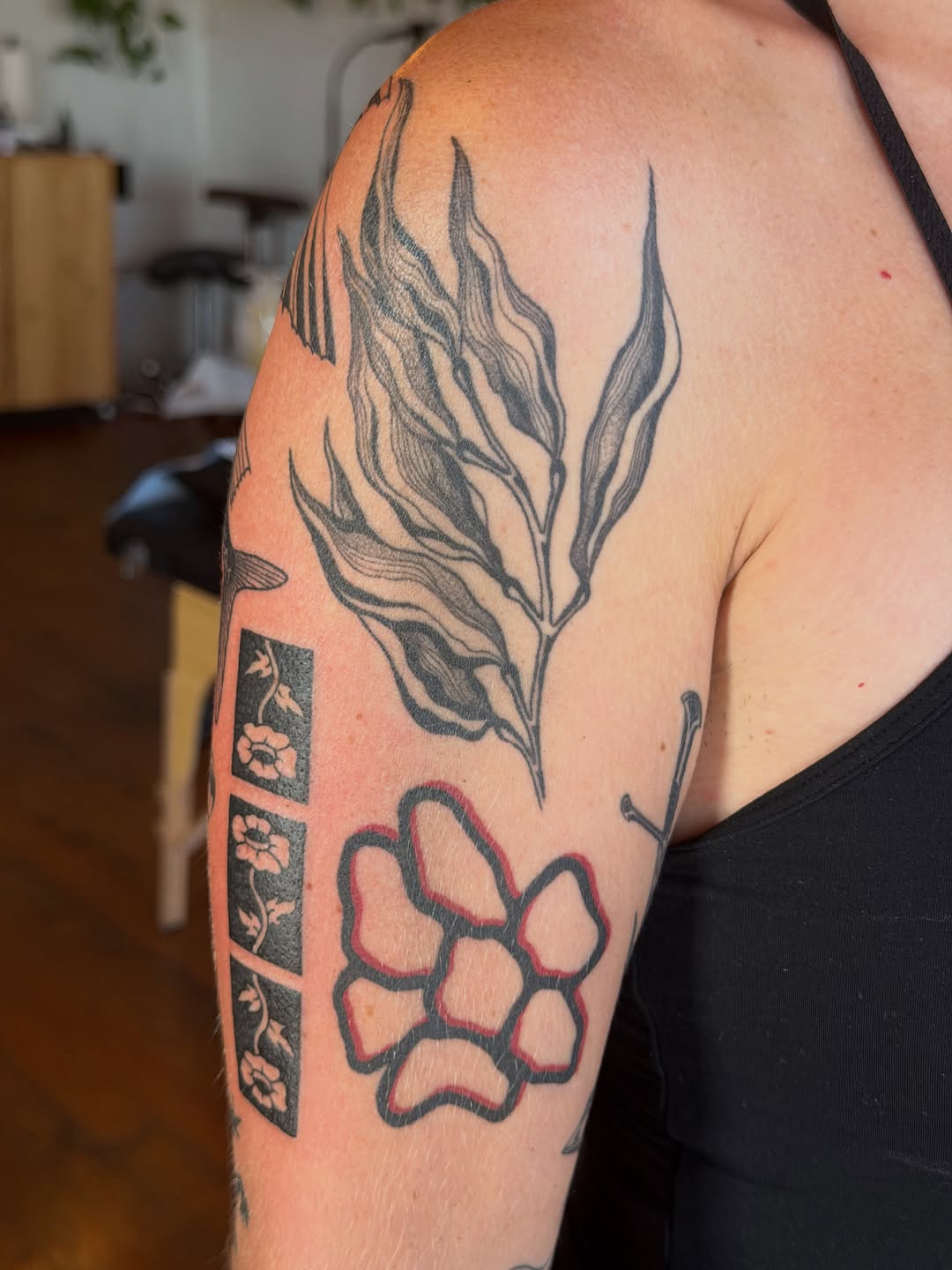 Tattoo by @rippintattoos — illustrative, black_and_grey
