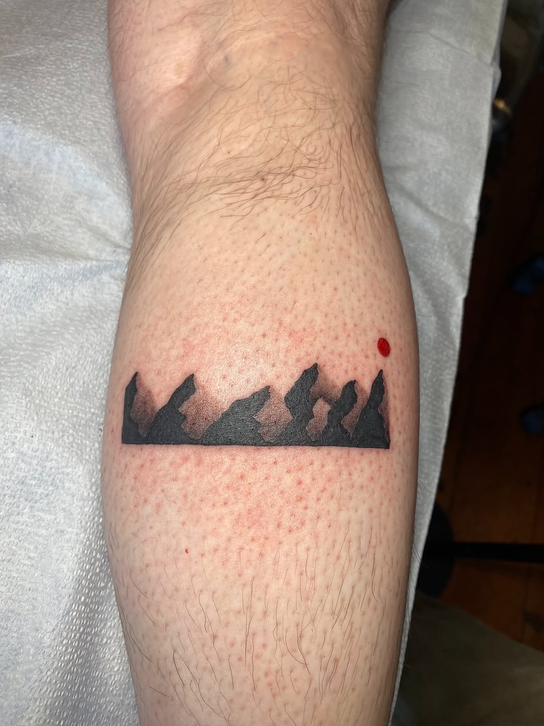 Tattoo by @rippintattoos — black_and_grey, minimalist