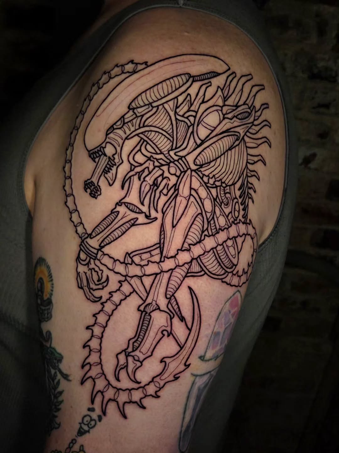 Tattoo by @iankisertattoo — blackwork