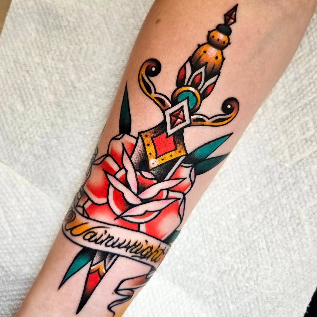Tattoo by @wazamaniac — american_traditional
