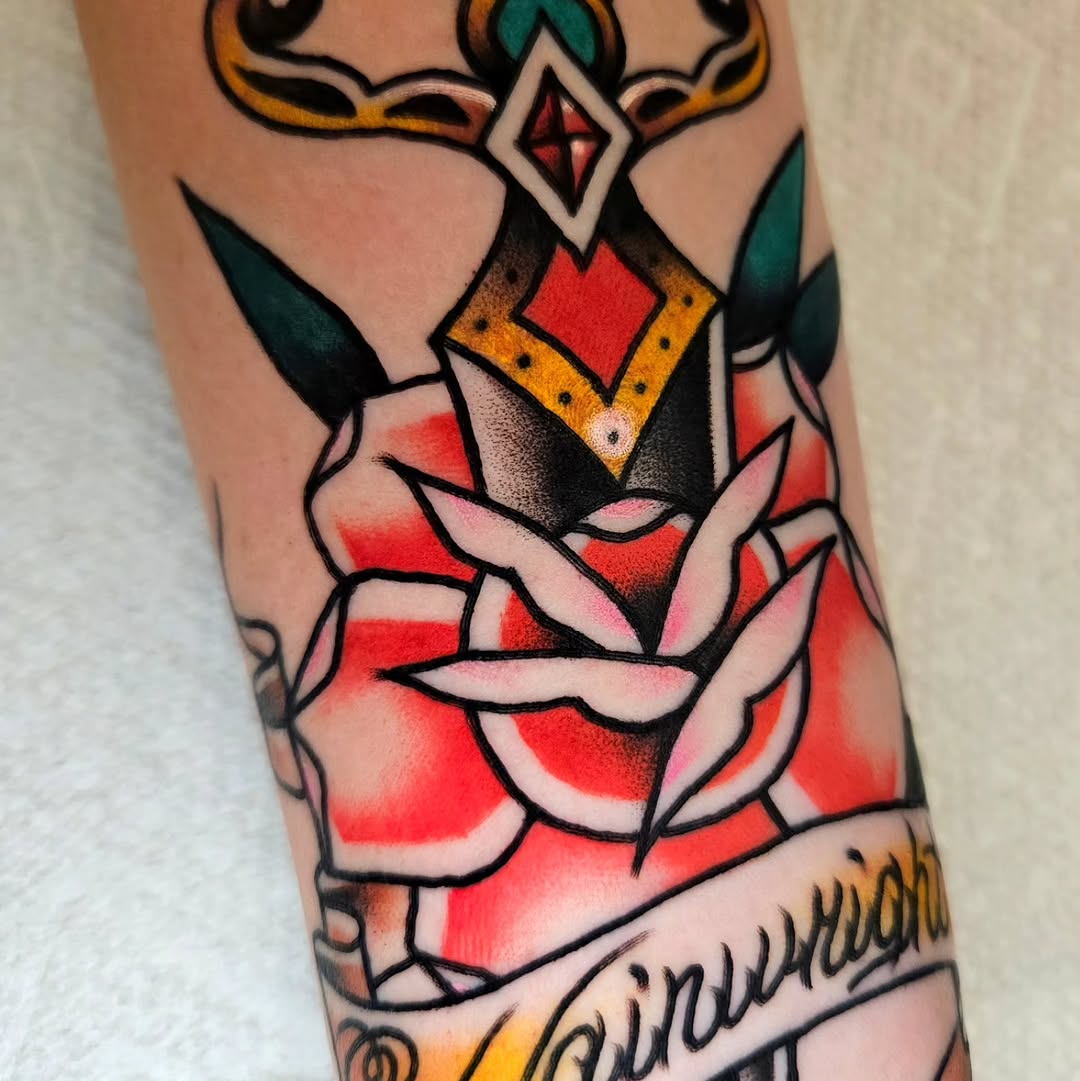 Tattoo by @wazamaniac — american_traditional