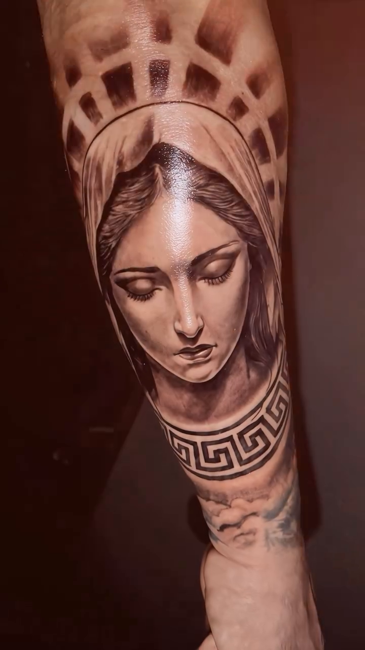 Tattoo by @inkbyisa_ — realism, black_and_grey