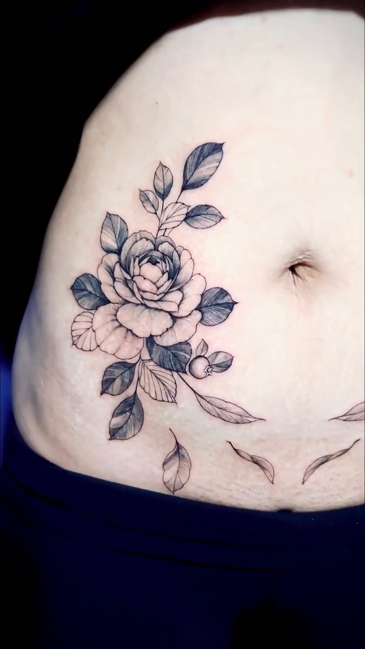 Tattoo by @tftattoo — fine_line, black_and_grey