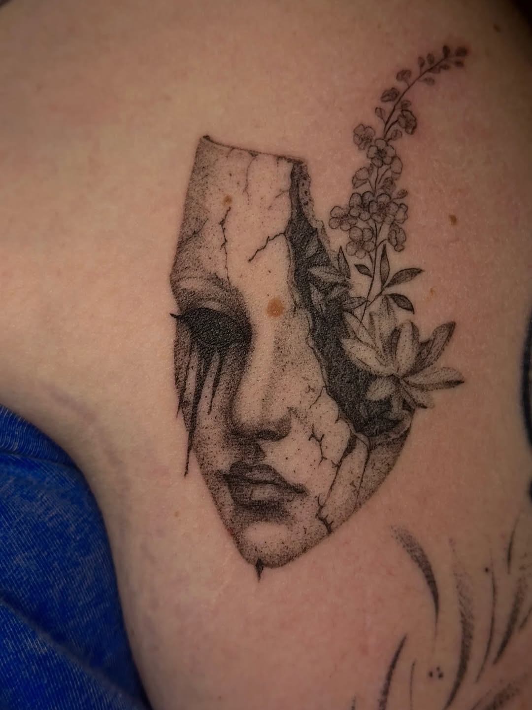 Tattoo by @tattedbytam β dotwork, black_and_grey