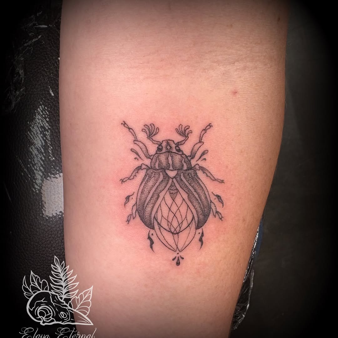 Tattoo by @elaya.tattoo.artistry β fine_line, dotwork
