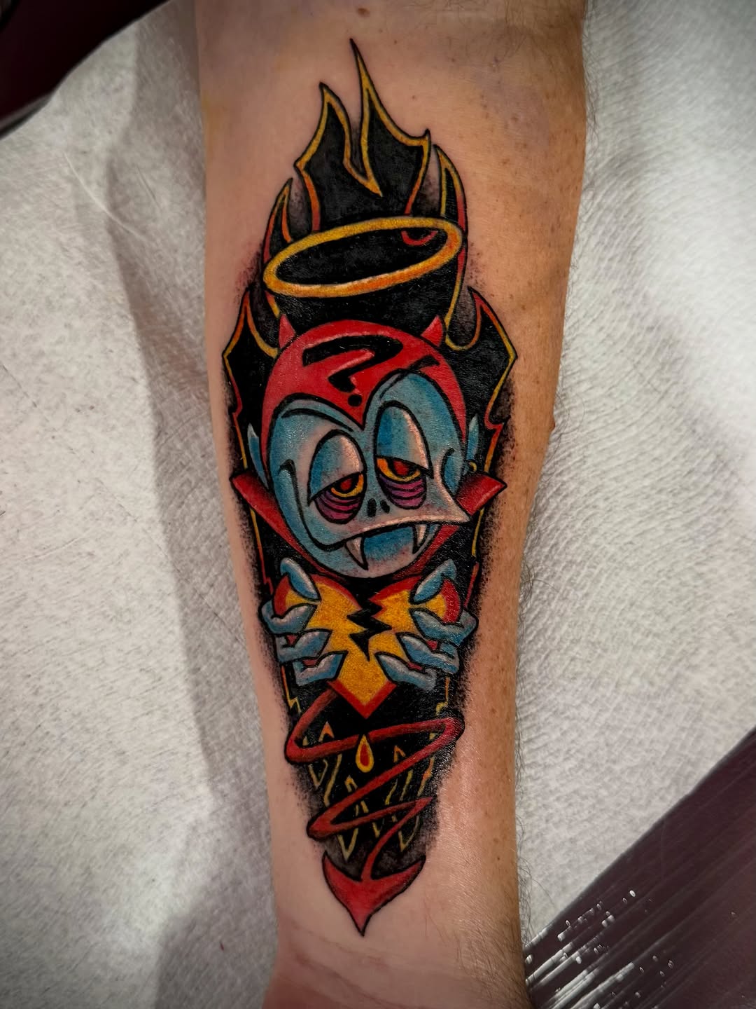 Tattoo by @jherrontattoo — new_school