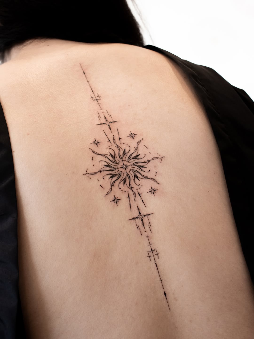 Tattoo by @sil_ornament โ fine_line, geometric