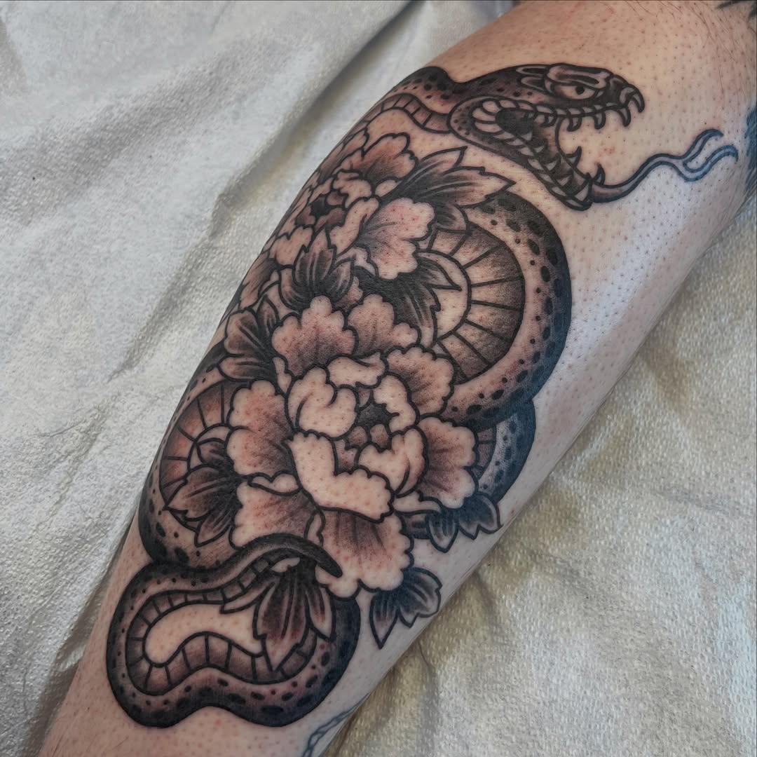 Tattoo by @ab.bautistatattoos — japanese_irezumi, black_and_grey