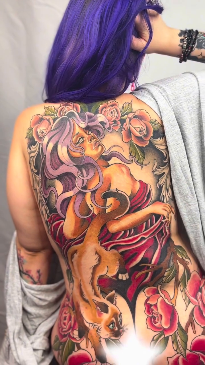 Tattoo by @valeriemourningstar — neo_traditional, realism