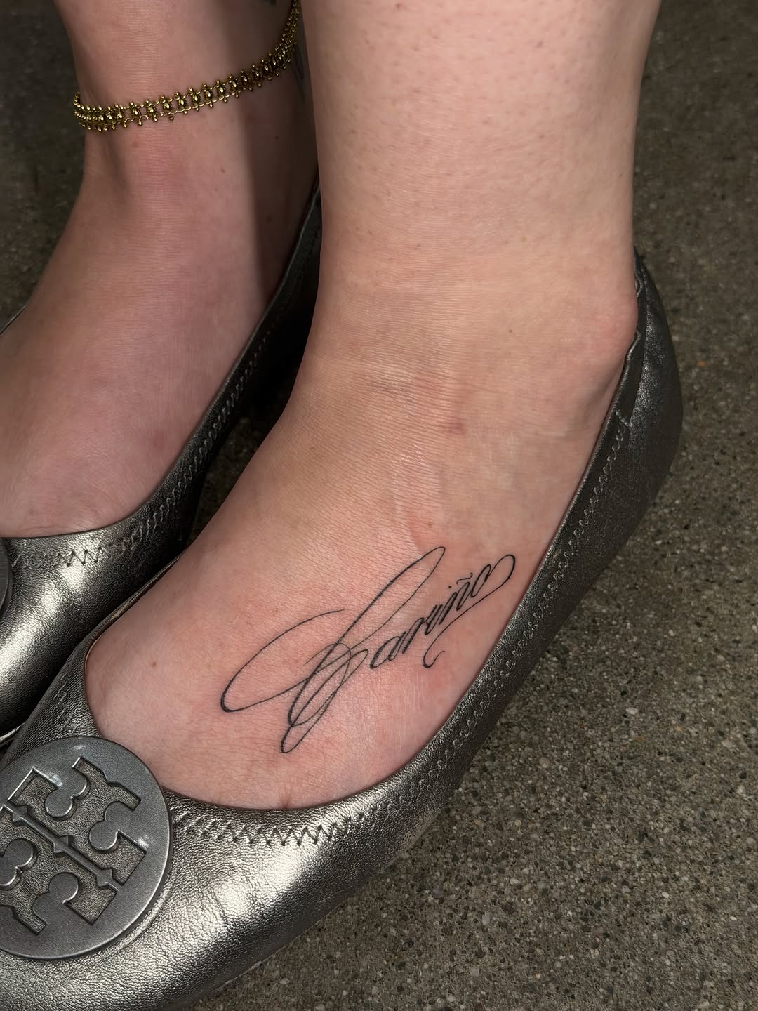 Tattoo by @druzyjewel — lettering_script, fine_line