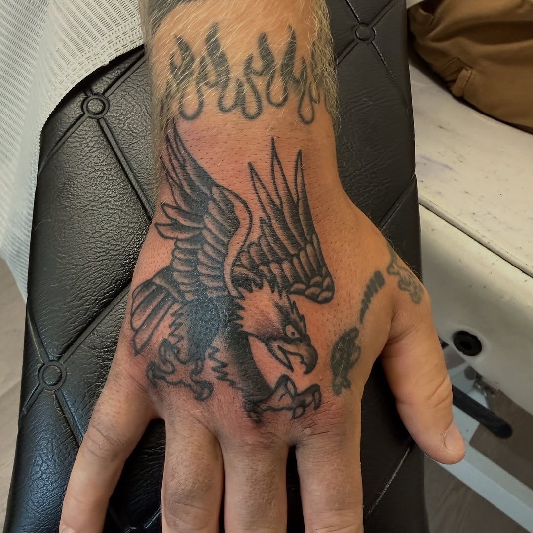 Tattoo by @mylenemassacre — american_traditional, black_and_grey