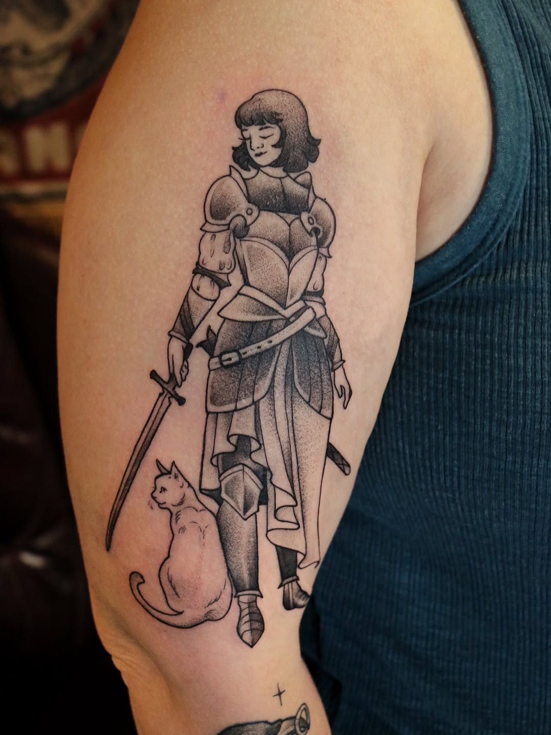 Tattoo by @summerbee_tattoo — black_and_grey, illustrative