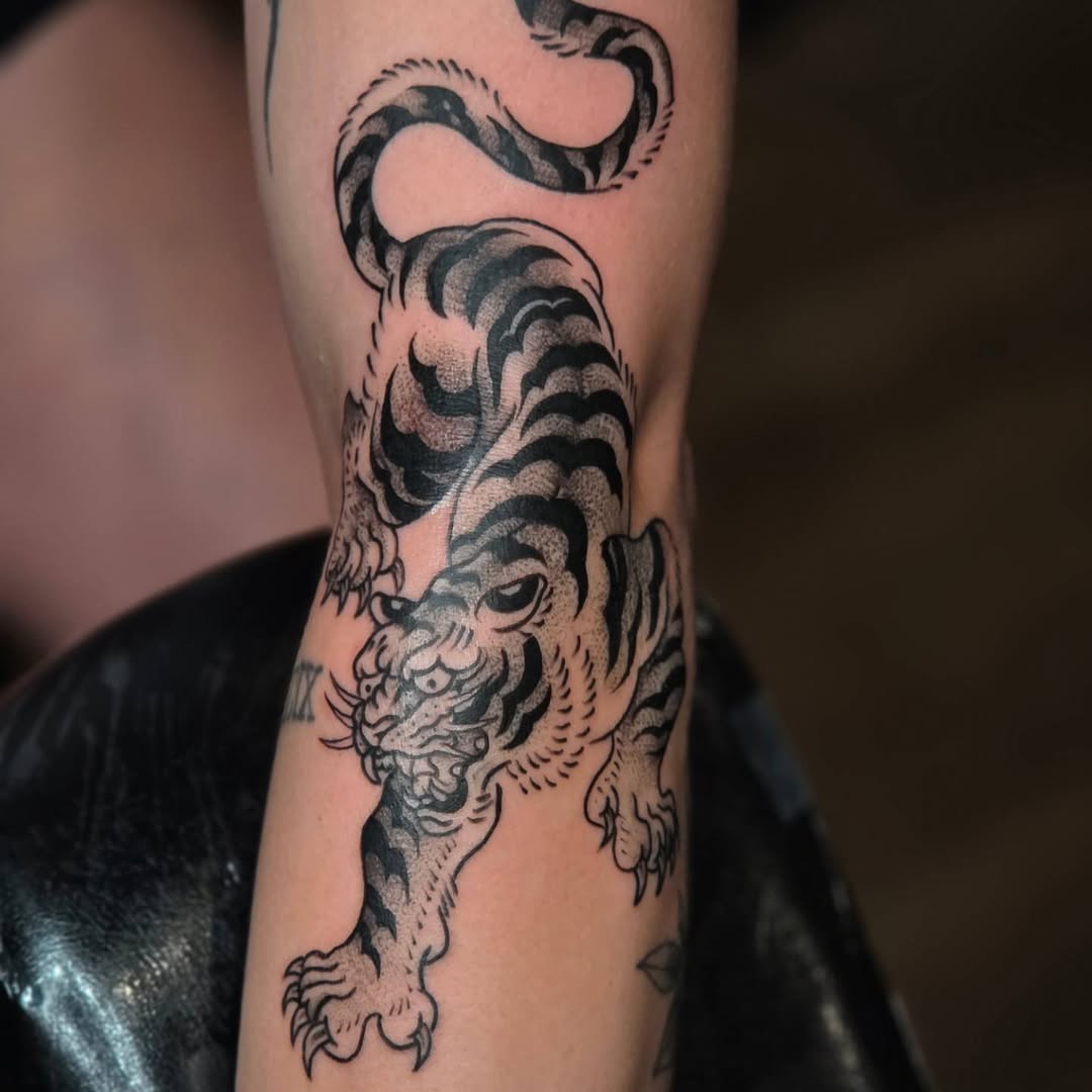 Tattoo by @taylorgperry — japanese_irezumi, dotwork