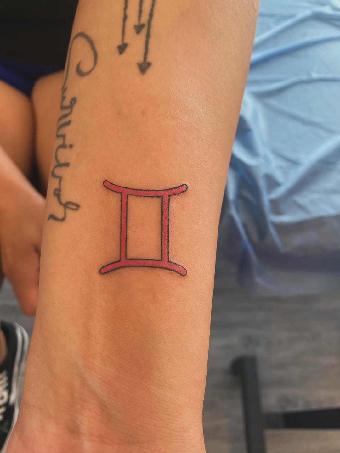 Tattoo by @wariospeedwagon — fine_line