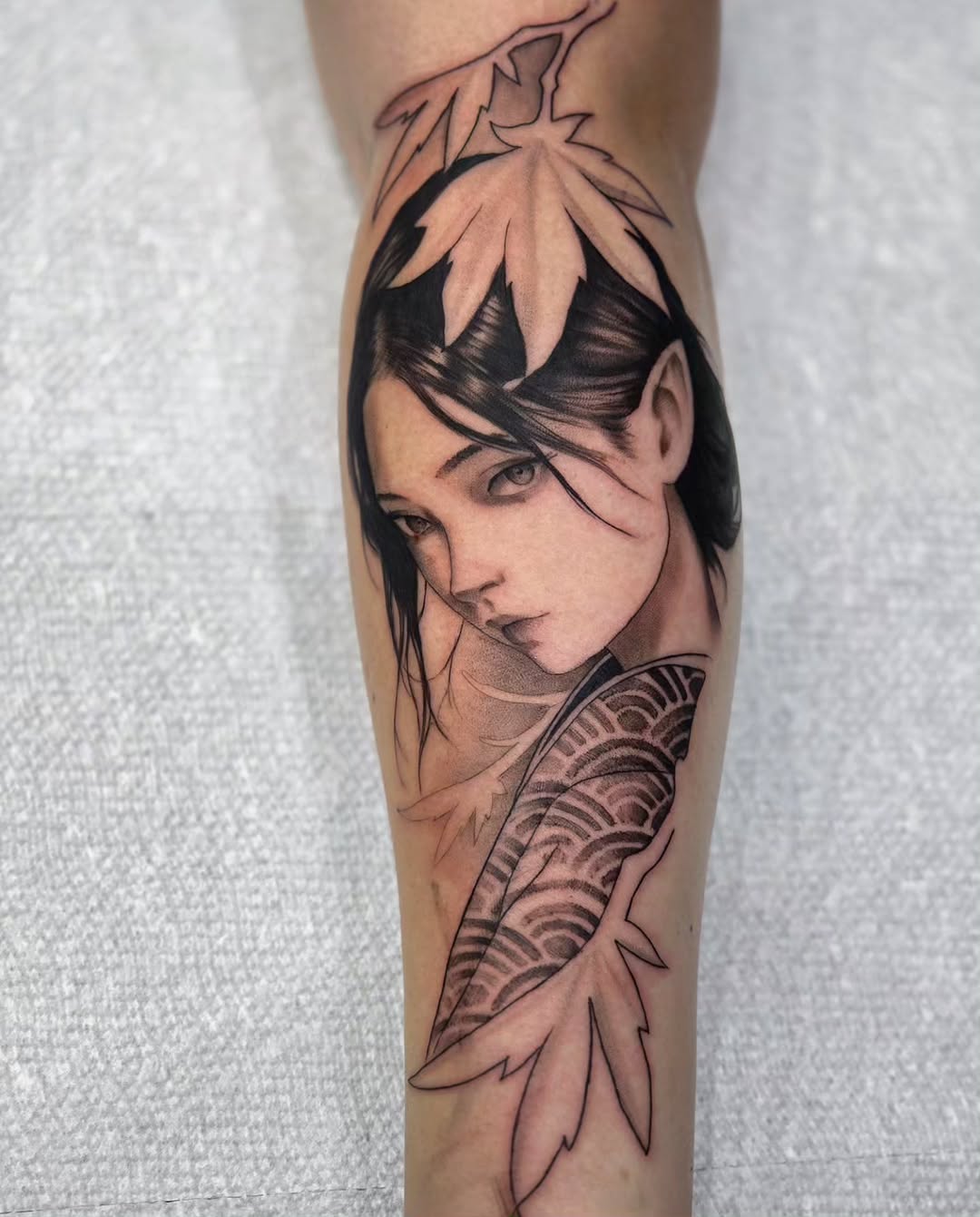 Tattoo by @dna_tattoos — realism, black_and_grey