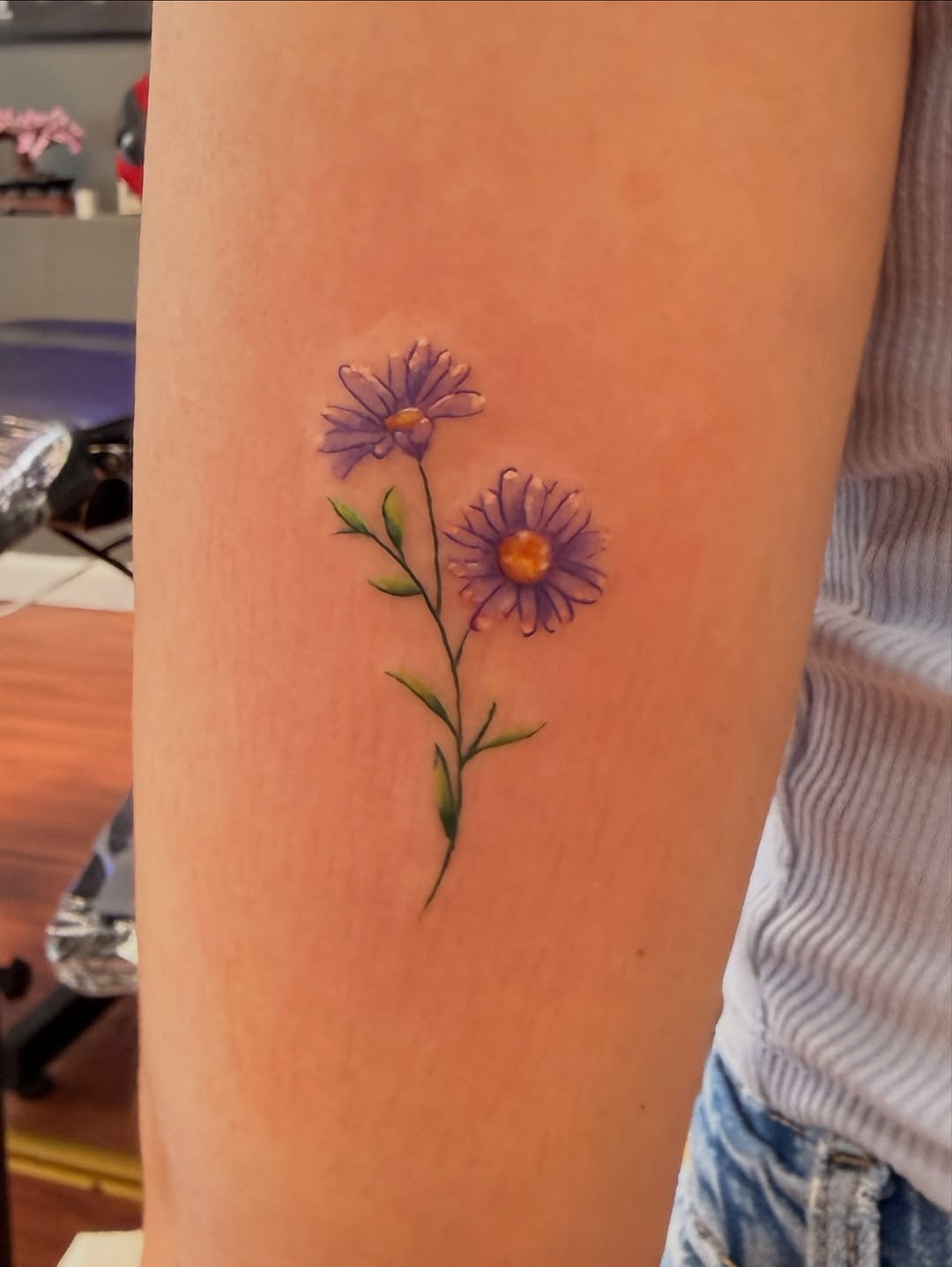 Tattoo by @vibe.ink90 โ fine_line, realism