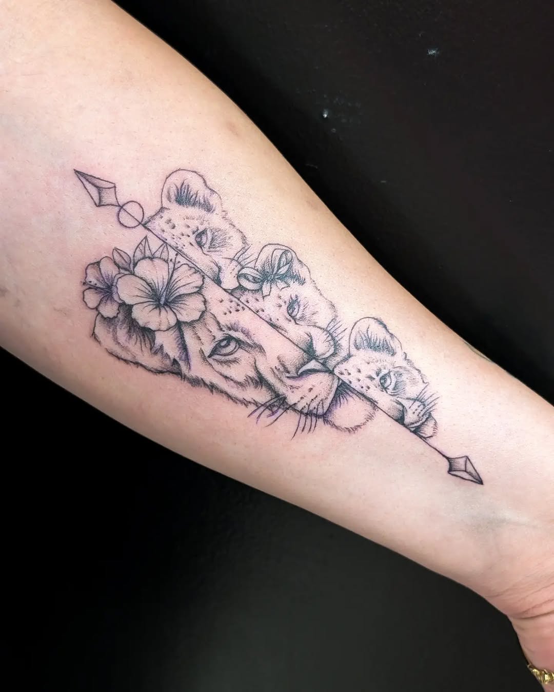 Tattoo by @poked.protein — fine_line, realism