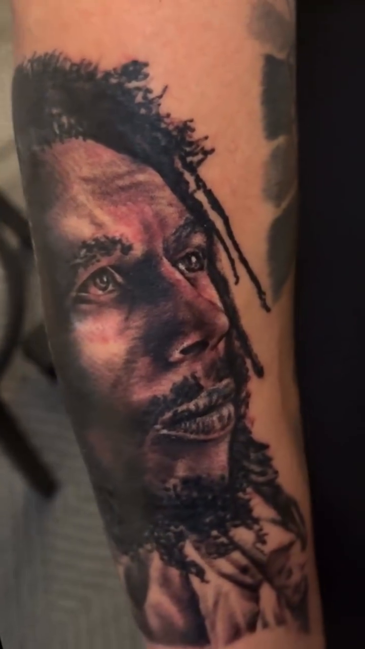 Tattoo by @dr_zeus_tattoo — realism, black_and_grey