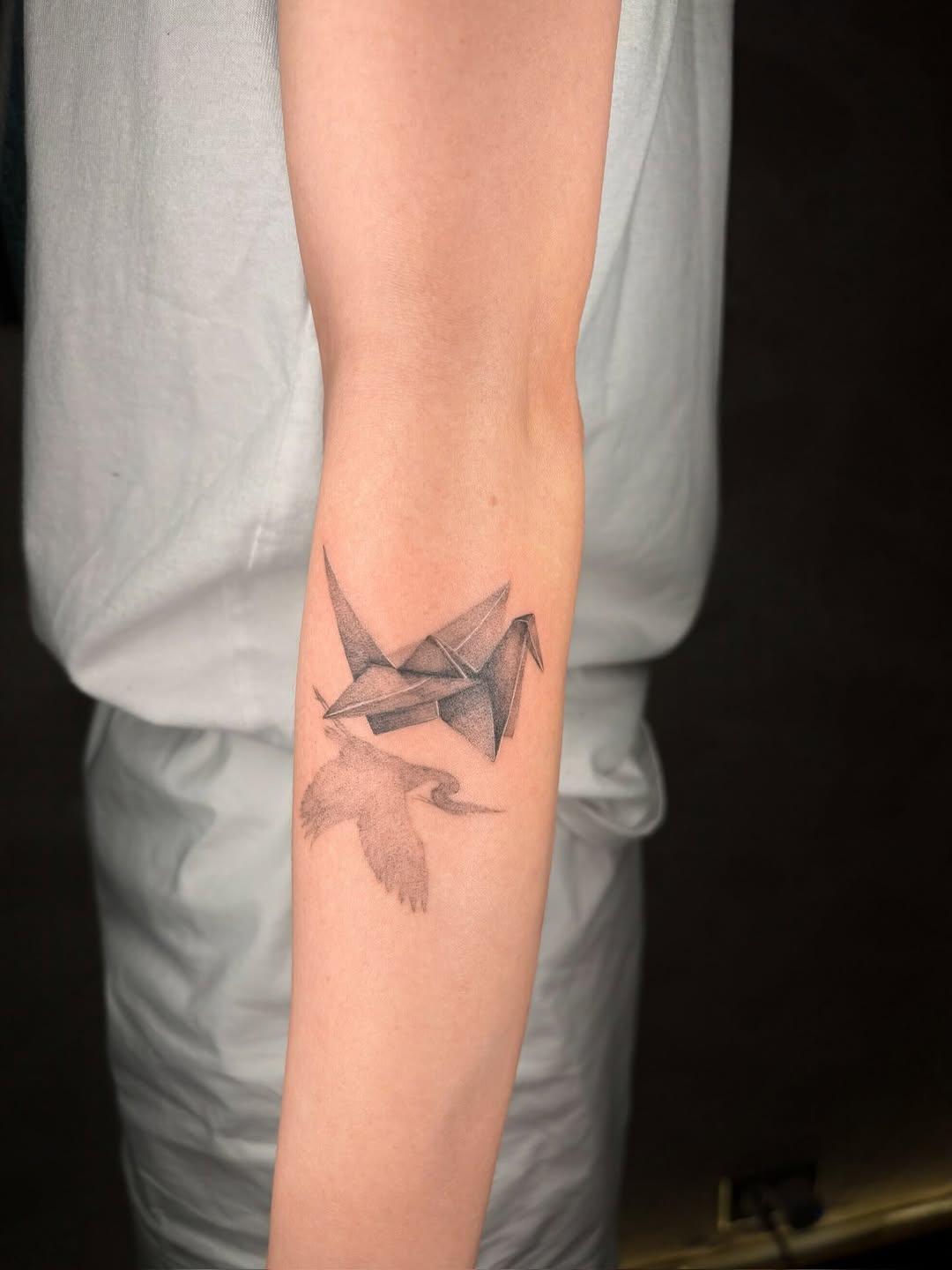 Tattoo by @eudokeotattoo — black_and_grey, realism
