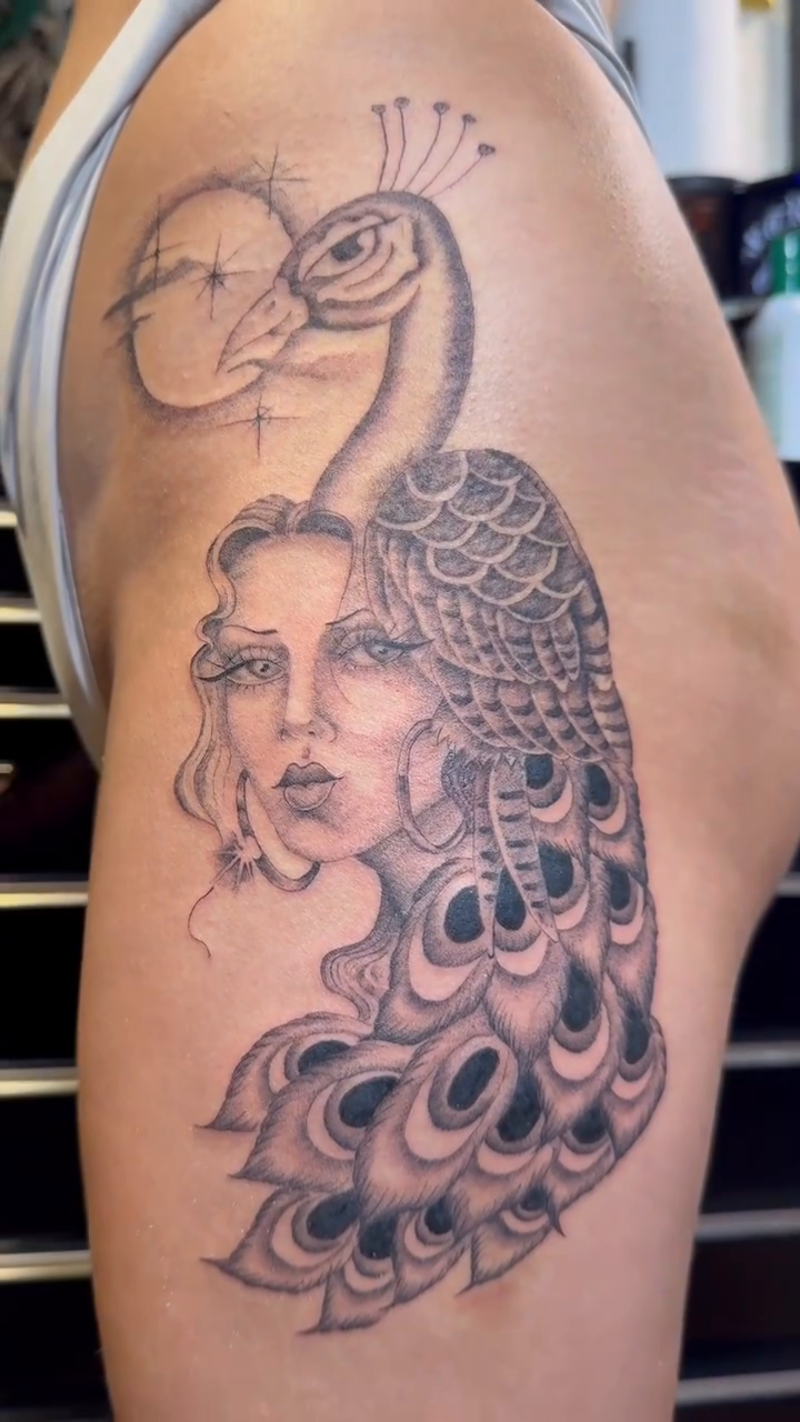 Tattoo by @adrian__tattoos — realism, black_and_grey