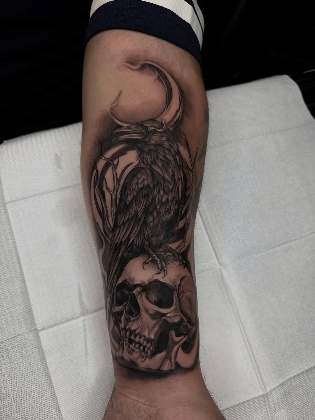 Tattoo by @wendys.ink — realism, black_and_grey