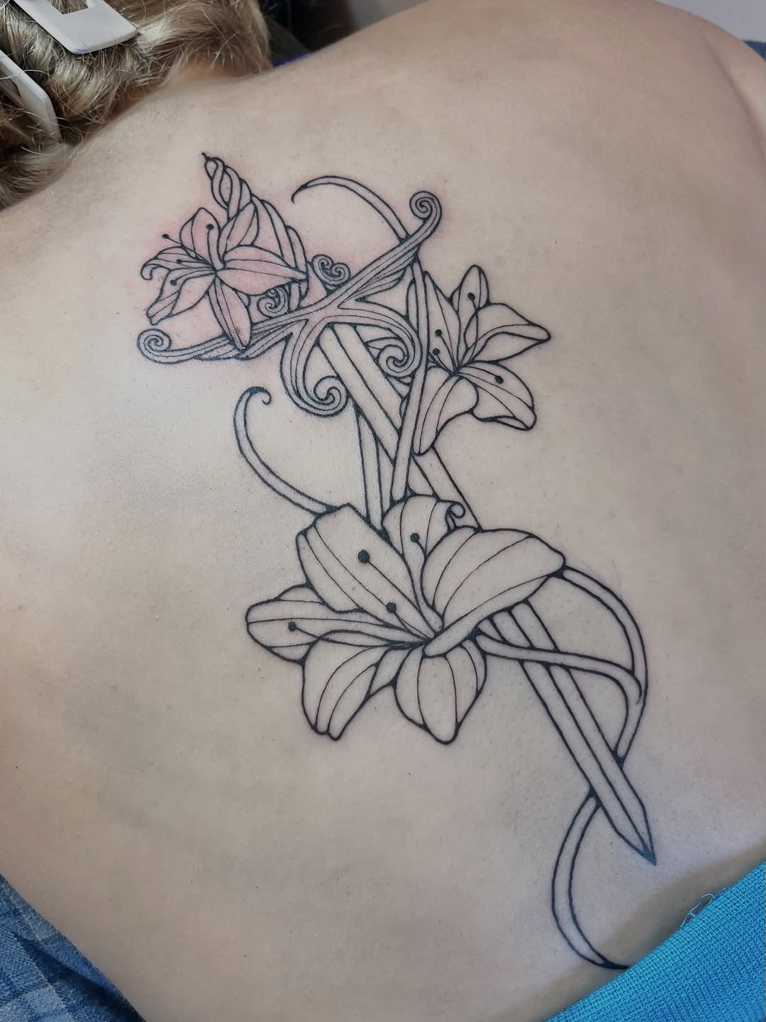 Tattoo by @audreywallacetattoo — fine_line, ornamental