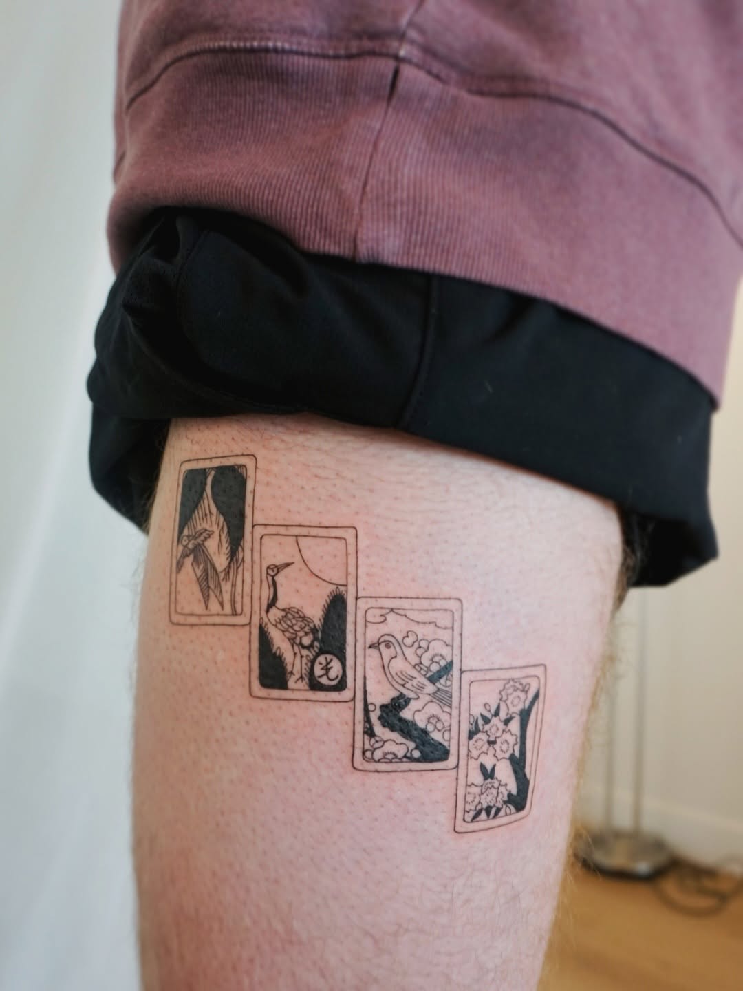 Tattoo by @yuri_tattooer — japanese_irezumi, fine_line