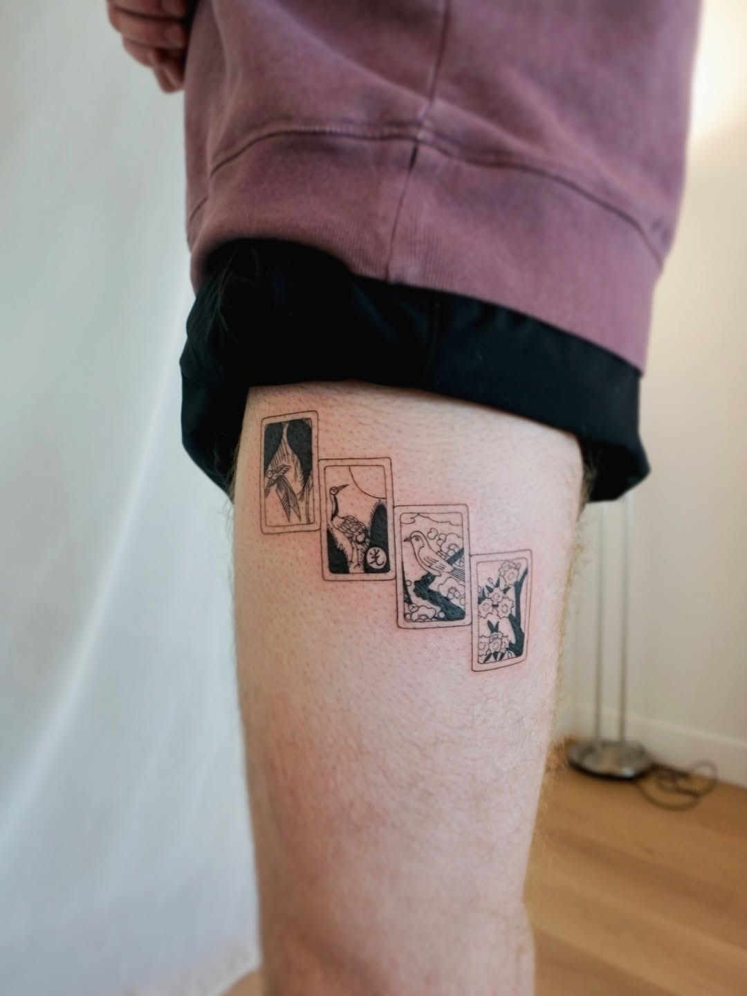 Tattoo by @yuri_tattooer — illustrative, black_and_grey