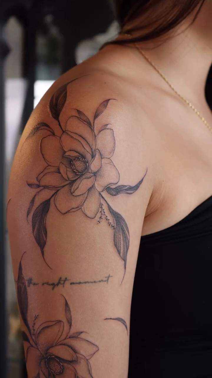 Tattoo by @abby.inks — fine_line, lettering_script