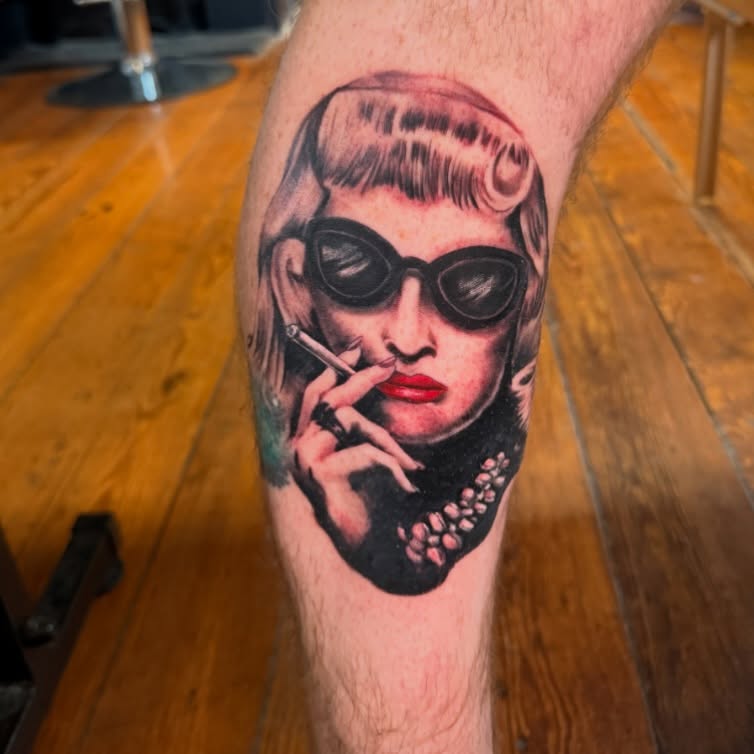 Tattoo by @derekdtattoos — realism, black_and_grey
