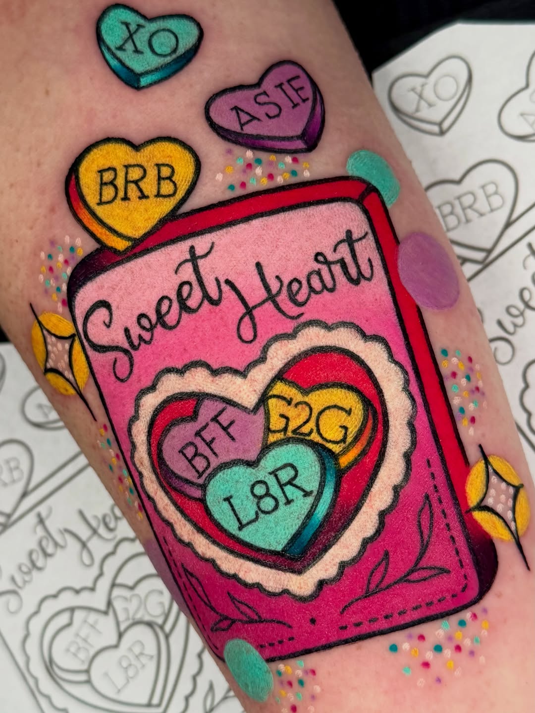 Tattoo by @briannadicksonart — new_school, lettering_script