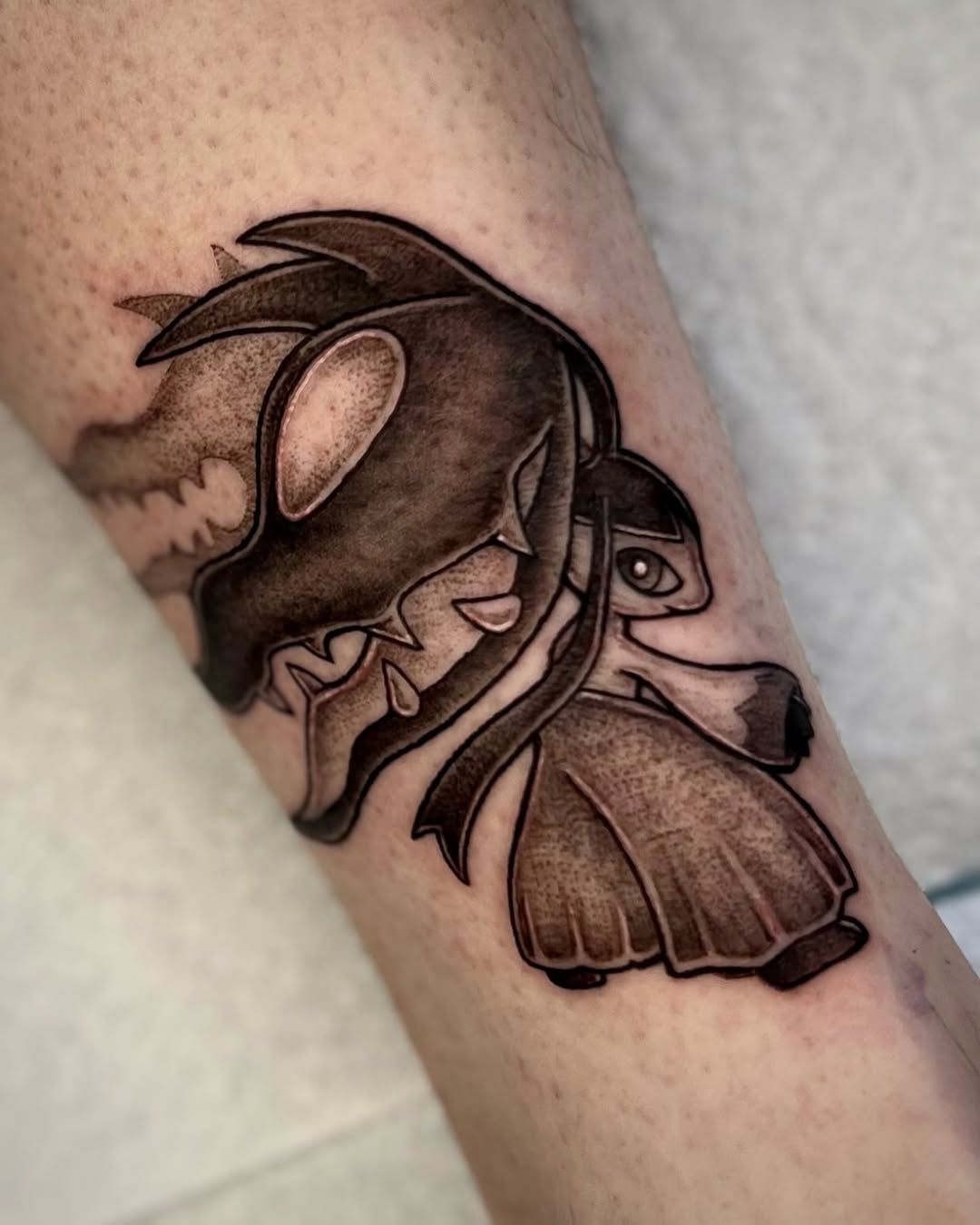 Tattoo by @olympe_ktattoos β new_school, black_and_grey